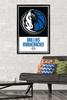 Trends International NBA Dallas Mavericks - Logo 21 Wall Poster, 22.375" x 34", Black Framed Version view 2