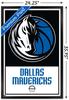 Trends International NBA Dallas Mavericks - Logo 21 Wall Poster, 22.375" x 34", Black Framed Version view 3