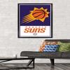 Trends International NBA Phoenix Suns - Logo 21 Wall Poster, 22.375" x 34", Black Framed Version view 2