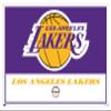 Trends International NBA Los Angeles Lakers - Logo 21 Wall Poster, 14.725" x 22.375", White Framed Version view 1