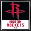 Trends International NBA Houston Rockets - Logo 21 Wall Poster, 22.375" x 34", Black Framed Version view 1