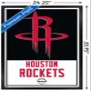 Trends International NBA Houston Rockets - Logo 21 Wall Poster, 22.375" x 34", Black Framed Version view 3