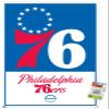NBA Philadelphia 76ers - Logo 21 Wall Poster with Pushpins view 1