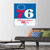 NBA Philadelphia 76ers - Logo 21 Wall Poster with Pushpins view 2