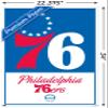 NBA Philadelphia 76ers - Logo 21 Wall Poster with Pushpins view 3