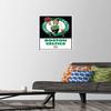 NBA Boston Celtics - Logo 21 Wall Poster with Push Pins view 2