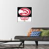 NBA Atlanta Hawks - Logo 21 Wall Poster with Push Pins view 2