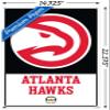 NBA Atlanta Hawks - Logo 21 Wall Poster with Push Pins view 3