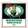 Trends International NBA Boston Celtics - Logo 21 Wall Poster, 22.375" x 34", Premium Print and Beechwood Hanger Bundle view 1