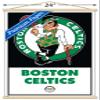 Trends International NBA Boston Celtics - Logo 21 Wall Poster, 22.375" x 34", Premium Print and Beechwood Hanger Bundle view 3