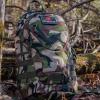 FOX OUTDOOR PRODUCTS Scout MOLLE Day Pack | Compact 20L Tactical Backpack with Hydration Sleeve for EDC, Hiking & Outdoor Use, Woodland Camo view 2