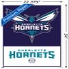 NBA Charlotte Hornets - Logo 21 Wall Poster with Pushpins view 3