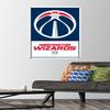 NBA Washington Wizards - Logo 21 Wall Poster with Pushpins view 2