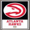 Trends International NBA Atlanta Hawks - Logo 21 Wall Poster, 22.375" x 34", Barnwood Framed Version view 1