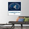 NBA Minnesota Timberwolves - Logo 21 Wall Poster with Push Pins view 2