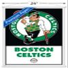 Trends International NBA Boston Celtics - Logo 21 Wall Poster, 22.375" x 34", Premium Print and White Hanger Bundle view 3