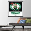 Trends International NBA Boston Celtics - Logo 21 Wall Poster, 22.375" x 34", Premium Print and Black Hanger Bundle view 2