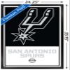 Trends International NBA San Antonio Spurs - Logo 21 Wall Poster, 22.375" x 34", Black Framed Version view 3