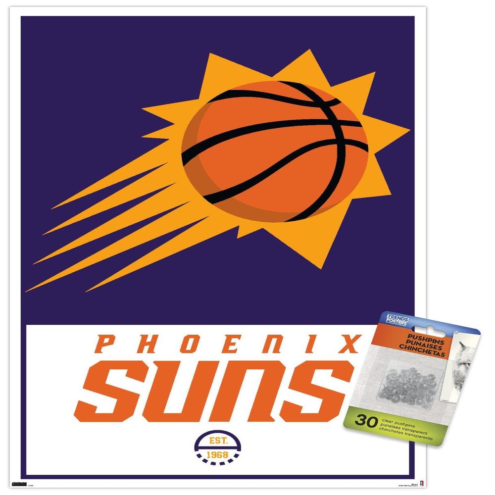 NBA Phoenix Suns - Logo 21 Wall Poster with Push Pins