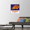 NBA Phoenix Suns - Logo 21 Wall Poster with Push Pins view 2