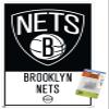 NBA Brooklyn Nets - Logo 21 Wall Poster with Push Pins view 1
