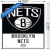 NBA Brooklyn Nets - Logo 21 Wall Poster with Push Pins view 3
