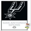 NBA San Antonio Spurs - Logo 21 Wall Poster with Push Pins view 1