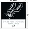 NBA San Antonio Spurs - Logo 21 Wall Poster with Push Pins view 3