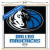 Trends International NBA Dallas Mavericks - Logo 21 Wall Poster, 22.375" x 34", Premium Print and Beechwood Hanger Bundle view 3
