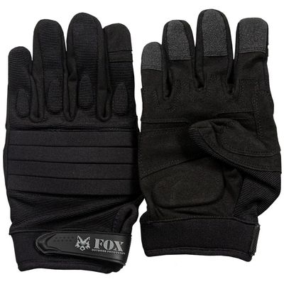 Fox Outdoor 79-701 XL Flex-Knuckle Raid Gloves - Black XL