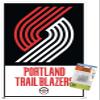 NBA Portland Trail Blazers - Logo 21 Wall Poster with Push Pins view 1