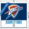 NBA Oklahoma City Thunder - Logo 21 Wall Poster with Pushpins view 3