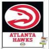 NBA Atlanta Hawks - Logo 21 Wall Poster with Pushpins view 1