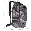 FOX OUTDOOR PRODUCTS Scout MOLLE Day Pack | Compact 20L Tactical Backpack with Hydration Sleeve for EDC, Hiking & Outdoor Use, Midnight Woodland view 2