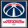 Trends International NBA Washington Wizards - Logo 21 Wall Poster, 22.375" x 34", Black Framed Version view 1