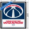 Trends International NBA Washington Wizards - Logo 21 Wall Poster, 22.375" x 34", Black Framed Version view 3
