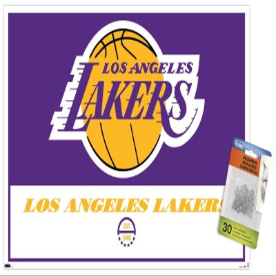 NBA Los Angeles Lakers - Logo 21 Wall Poster with Push Pins