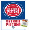 NBA Detroit Pistons - Logo 21 Wall Poster with Push Pins view 1