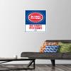 NBA Detroit Pistons - Logo 21 Wall Poster with Push Pins view 2