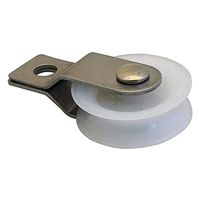 Fehr 1-3/4" Stainless Steel Split Bracket Fiberglass Reinforced Nylon Pulley for Baseball Netting Batting Cage - Multi-Purpose Pulley for Sports Netting and Golf Cage Netting- 200 pcs Value Pack