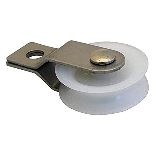 Fehr 1-3/4" Stainless Steel Split Bracket Fiberglass Reinforced Nylon Pulley for Baseball Netting Batting Cage - Multi-Purpose Pulley for Sports Netting and Golf Cage Netting- 200 pcs Value Pack