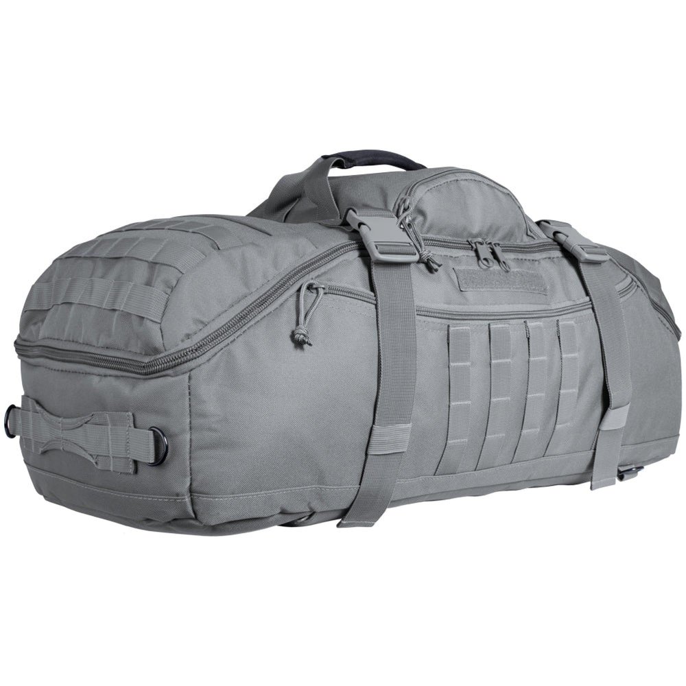 Fox Outdoor Products 3-In-1 Recon Gear Bag - Modular Bag w/Backpack, Shoulder & Duffel Carry Options & Storage Customization - SHADOW GREY