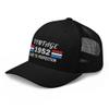 1952 73rd Birthday Embroidered Trucker Hat Cap, 73 Year Old Birthday Hat Gift Black view 4