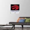 NBA Toronto Raptors - Logo 21 Wall Poster with Push Pins view 2