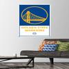 NBA Golden State Warriors - Logo 21 Wall Poster with Push Pins view 2