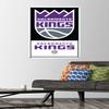 NBA Sacramento Kings - Logo 21 Wall Poster with Push Pins view 2