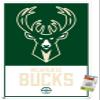 NBA Milwaukee Bucks - Logo 21 Wall Poster with Pushpins view 1