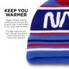 ABG Accessories baby boys Toddler Winter Hat, Kids Gloves, Nasa Beanie for and Girls Ages 4-7 Cold Weather Hat, Blue/Red, Years US view 3