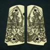 Faux Ivory Grim Reaper Full Size 1911 Grips view 2