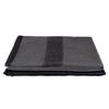 Fox Outdoor Products Wool Blanket - Warm Lightweight Wool Blend Blanket with Whip-Stitched Edges for Outdoor & Home Use, German Army Style - Grey with Black Stripes view 2